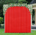 10 ft x 57" Chiffon Event Backdrop Curtain Drape Panel - Red (1pc)
