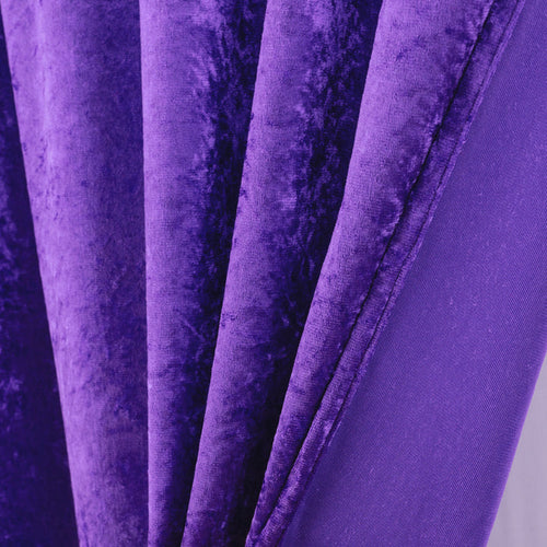 10 ft x 57" Ice Crushed Velvet (200 GSM) Event Backdrop Curtain Drape Panel - Victoria Lilac (1pc)