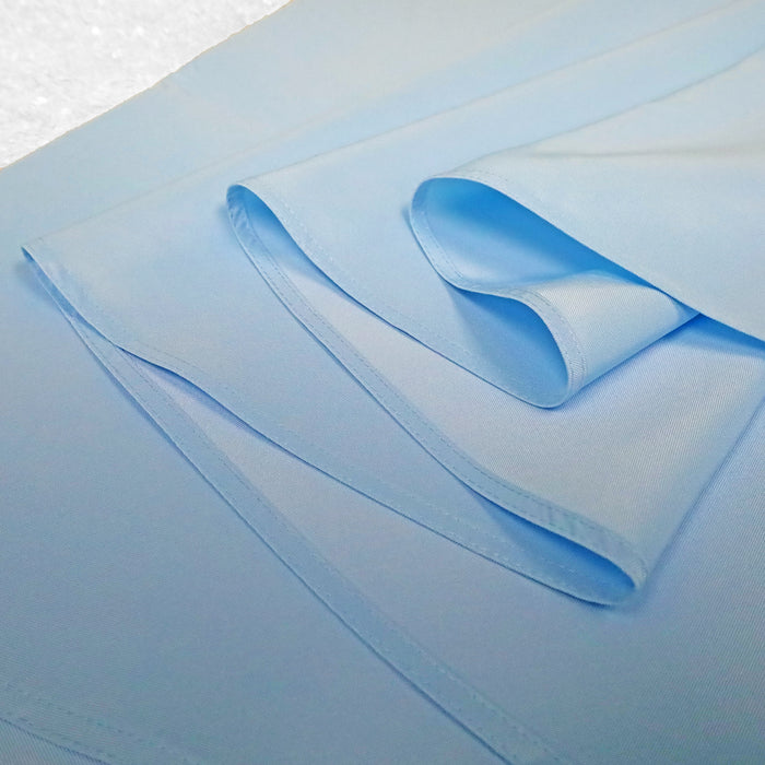 108" Seamless Round Economy Polyester Tablecloth - Baby Blue (1pc)