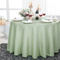 108" Seamless Round Seersucker Polyester Tablecloth - Sage Green (1pc)