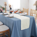 13"x108" Rustic Panama Linen Table Runners - Ivory (1pc)