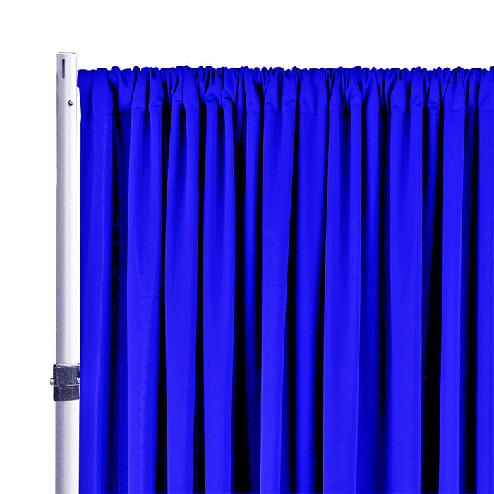 14 ft x 62" Spandex 4-Way Stretch Event Backdrop Curtain Drape Panel - Royal Blue (1pc)