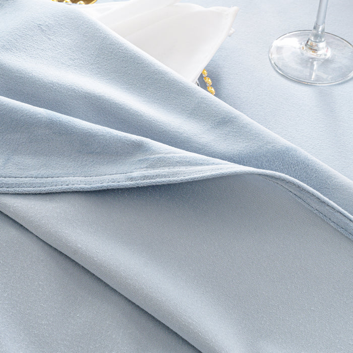 20"x20" Holland Velvet Napkins - Dusty Blue (10pcs/pk)