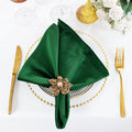 20"x20" Holland Velvet Napkins - Emerald Green (10pcs/pk)