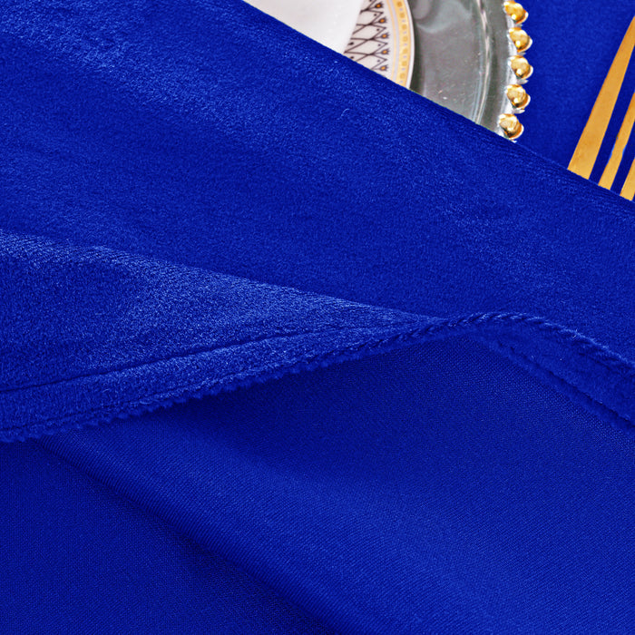 20"x20" Holland Velvet Napkins - Royal Blue (10pcs/pk)