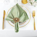 20"x20" Holland Velvet Napkins - Sage Green (10pcs/pk)