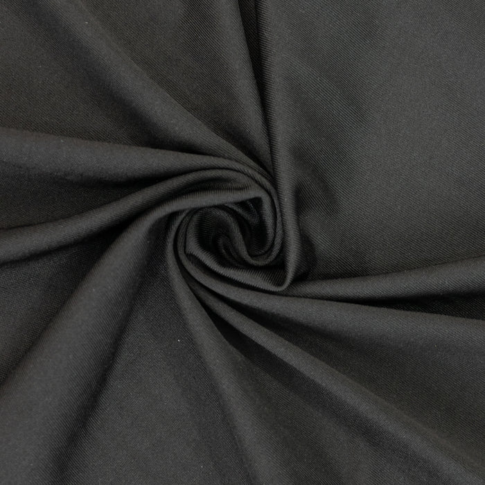 32 ft x 62" Spandex 4-Way Stretch Event Ceiling Drapery Backdrop Panel - Black (1pc)