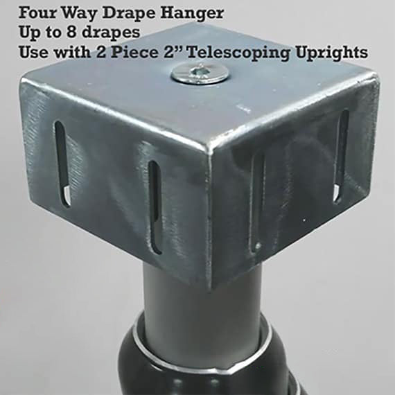 4 Way Double Backdrop Hanger - (1pc)