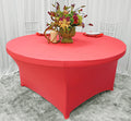 5 Ft Round Spandex Table Cover - Coral (1pc)