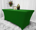 6 Ft Rectangular Spandex Table Cover - Emerald Green (1pc)