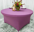 6 Ft Round Spandex Table Cover - Lilac (1pc)