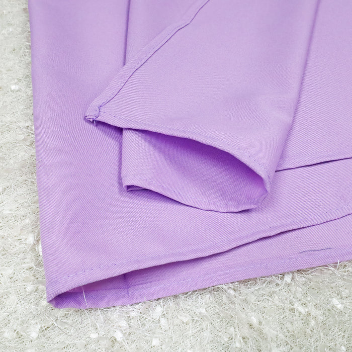 60"x102" Seamless Rectangular Economy Polyester Tablecloth - Lavender (1pc)