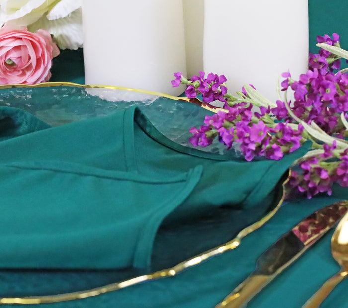 60"x120" Seamless Rectangular Scuba (Wrinkle-Free) Tablecloth - Oasis (1pc)