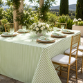 90"x156" Seamless Rectangular Seersucker Polyester Tablecloth - Sage Green (1pc)