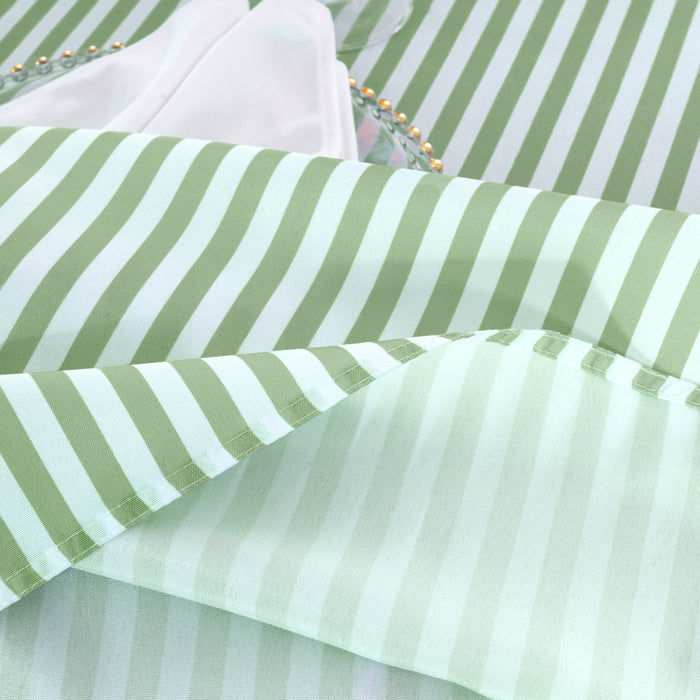 90"x156" Seamless Rectangular Seersucker Polyester Tablecloth - Sage Green (1pc)