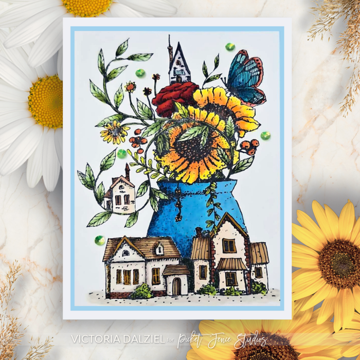 A Spring Retreat with Coordinating Die Set - 1 LEFT