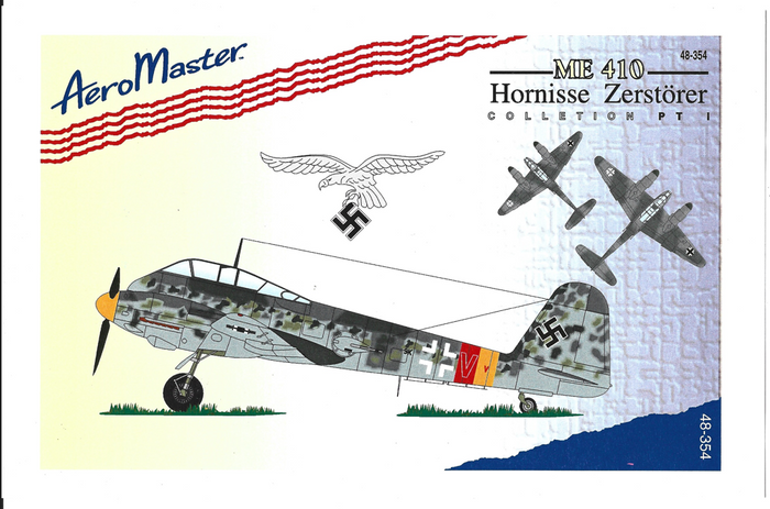 AeroMaster Me-410 Hornisse Zerstorer Collection Part I, Decals 1/48 354