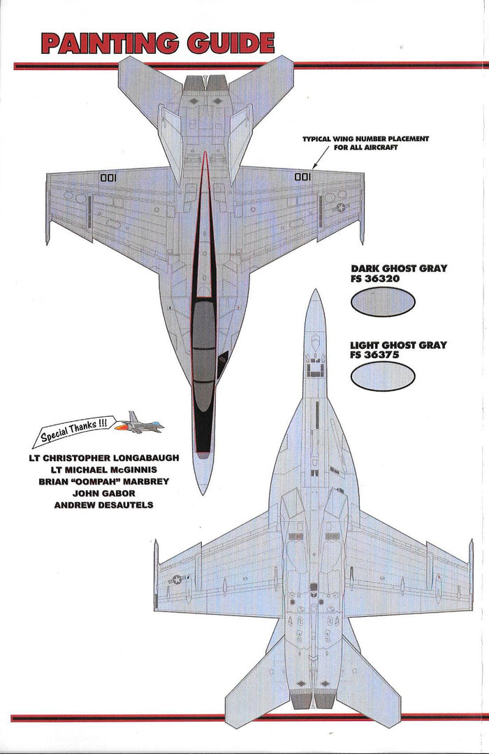 Afterburner F/A-18F Super Hornet VFA-41 Black Aces Decals in 1/48 011 DO