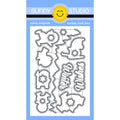 Sunny Studio Stamps Alpine Adventure Metal Cutting Craft Dies featuring Winter Trees & Mountain Scene & Ice Skating Penguins