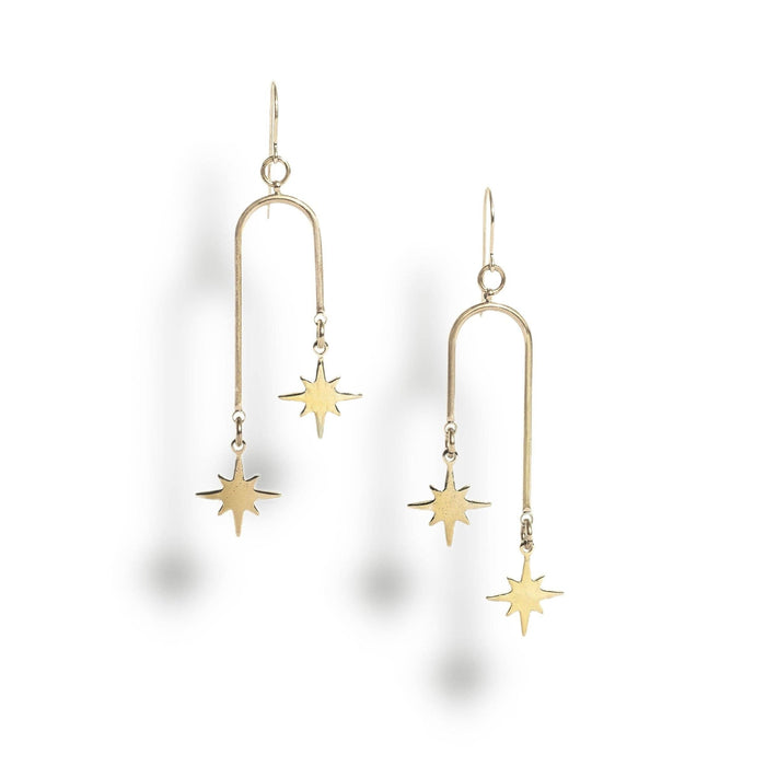 Arcata Gold Plated Earrings