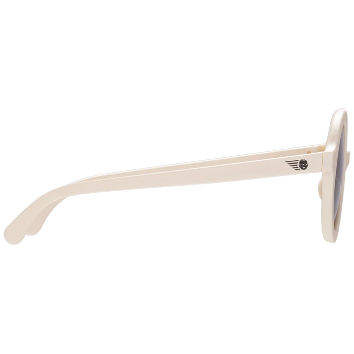 Babiators Kids Euro Round Sweet Cream Sunglasses with Amber lens