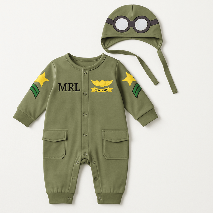 Baby Aviator Costume - Cozy Nursery