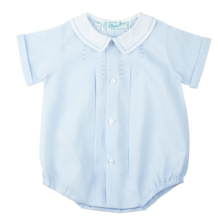 Baby Boys Newborn Button Front Bubble