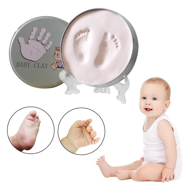 Baby Handprint Footprint Keepsake - Cozy Nursery