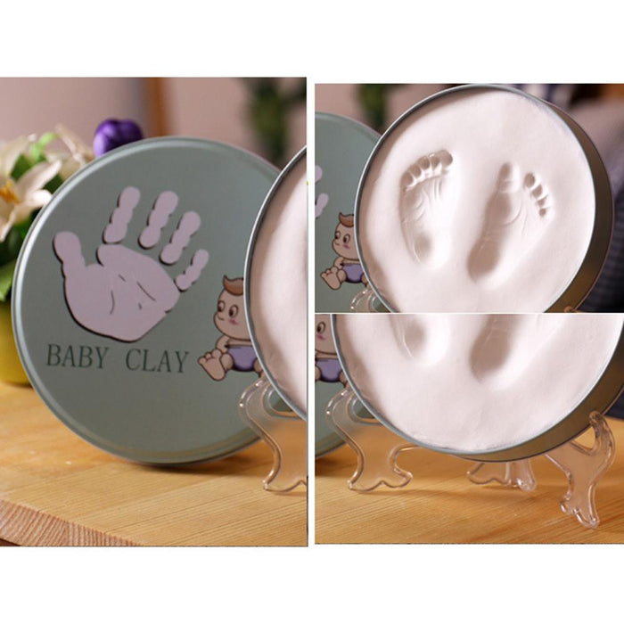 Baby Handprint Footprint Keepsake - Cozy Nursery
