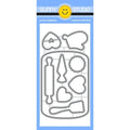 Sunny Studio Stamps Baked With Love Baking Dies 9-Piece Metal Craft Set SSDIE-411