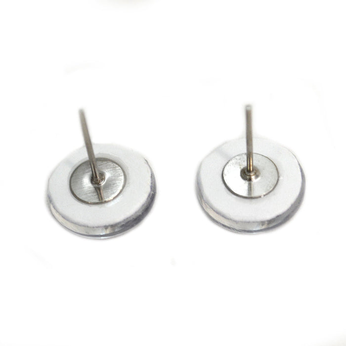 glass eyes on wire post pins