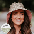 Bedhead Ladies UPF50+ VACATIONER Reversible Sun Hat - Lucy / Rosa