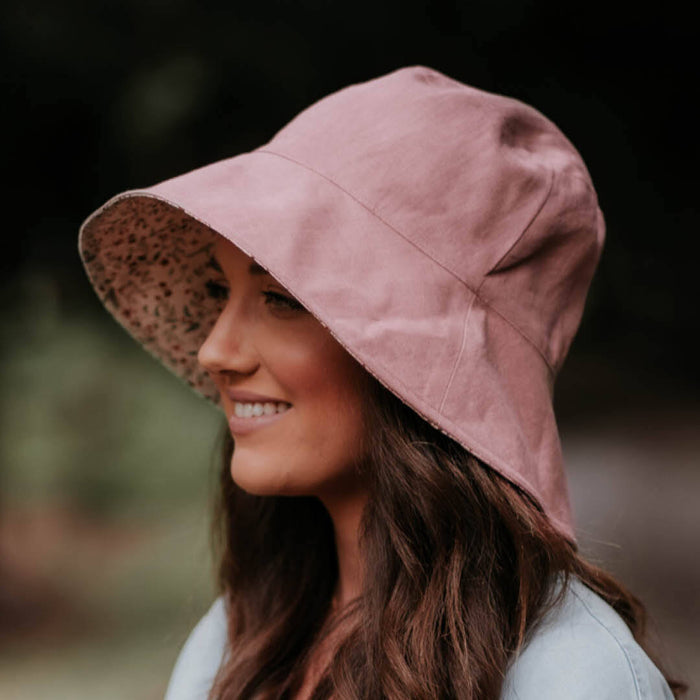 Bedhead Ladies UPF50+ VACATIONER Reversible Sun Hat - Lucy / Rosa