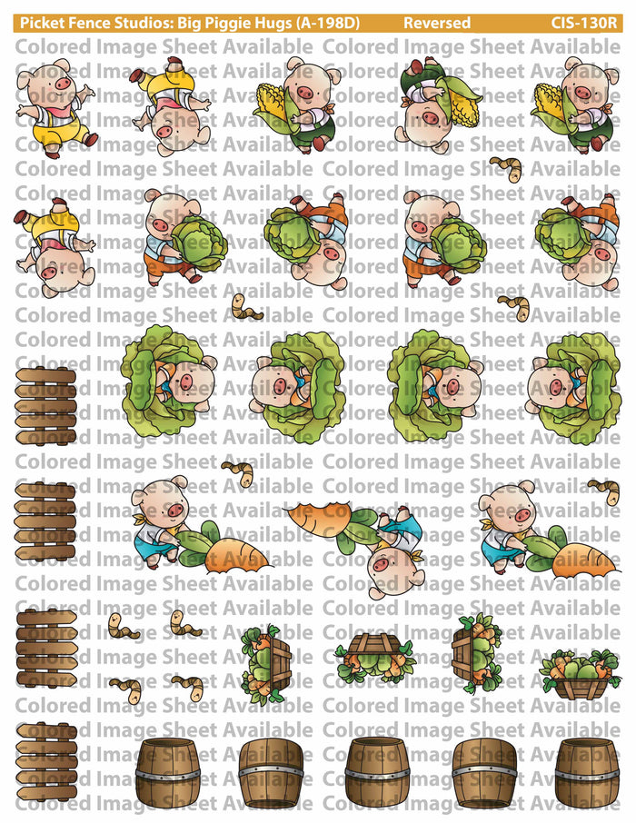 Big Piggie Hugs with Coordinating Die Set