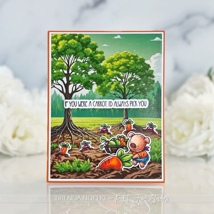 Big Piggie Hugs with Coordinating Die Set