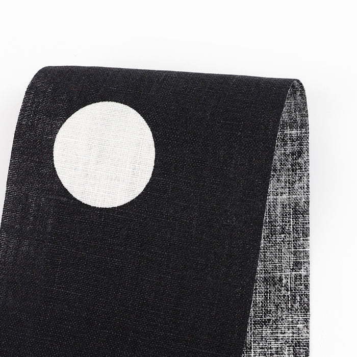Big Spot Midweight Linen - Ebony (Pieces)