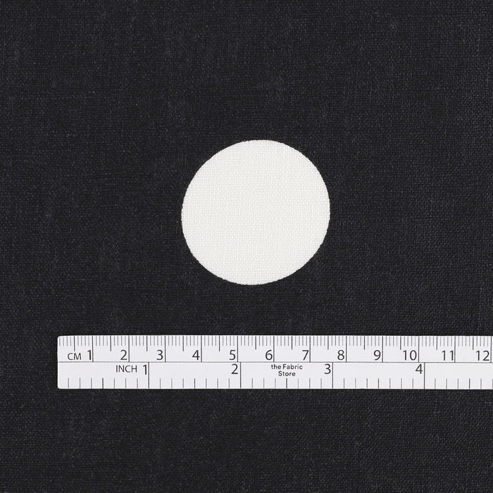 Big Spot Midweight Linen - Ebony (Pieces)