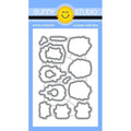Sunny Studio Birthday Cat Kitty Party Metal Cutting Dies SSDIE-337
