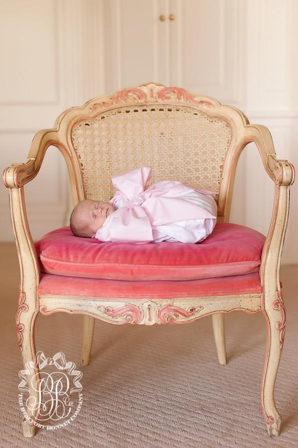 Bow Swaddle ® Palm Beach Pink