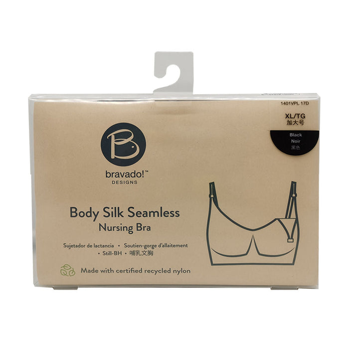 Bravado Designs Body Silk Seamless Nursing Bra - Sustainable - Black S