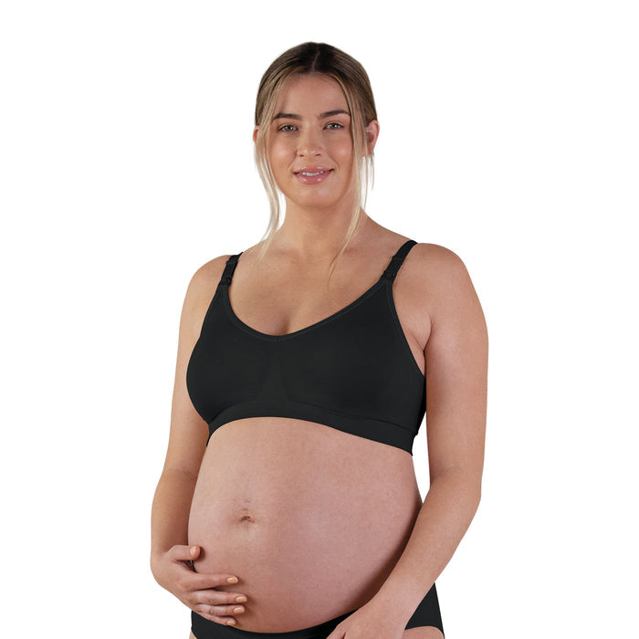 Bravado Designs Body Silk Seamless Nursing Bra - Sustainable - Black S