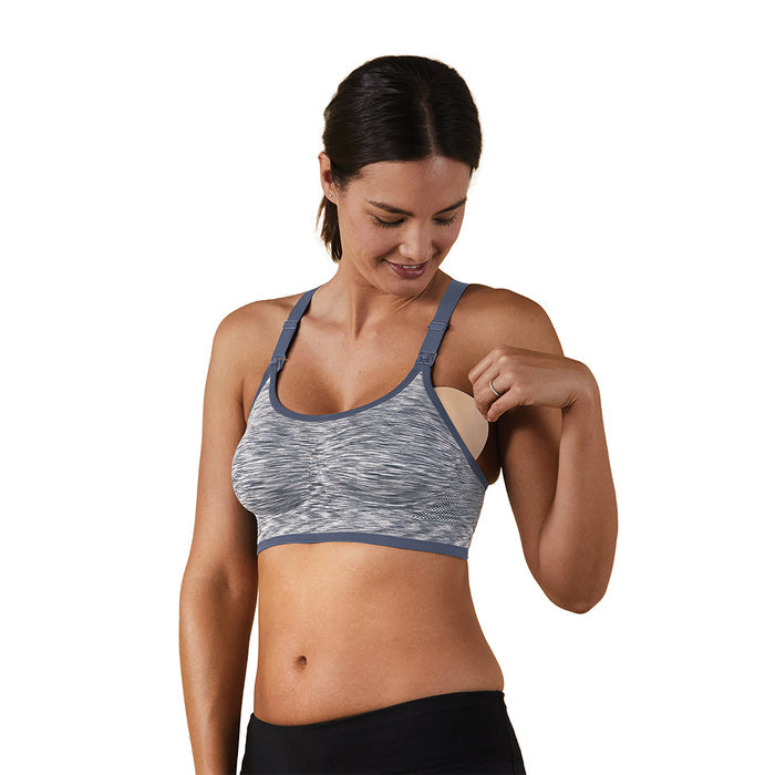 Bravado Designs Body Silk Seamless Rhythm Nursing Bra - Moon River Spacedye S