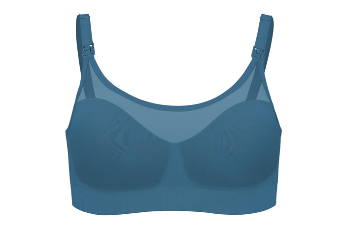 Bravado Designs Body Silk Seamless Sheer Nursing Bra - Midnight Sky M