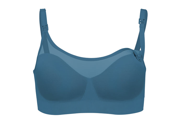 Bravado Designs Body Silk Seamless Sheer Nursing Bra - Midnight Sky M