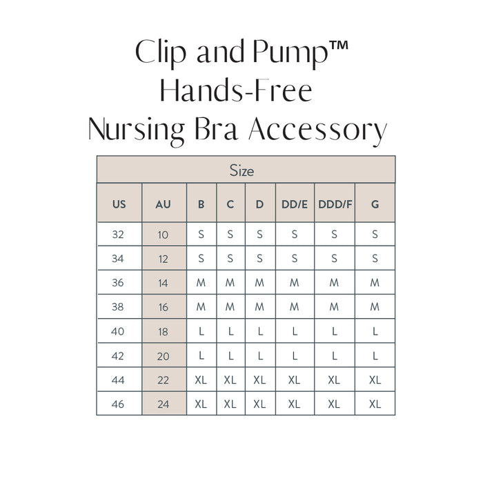 Bravado Designs Clip and Pump Hands-Free Nursing Bra Accessory - Dove Heather with Dusted Peony S