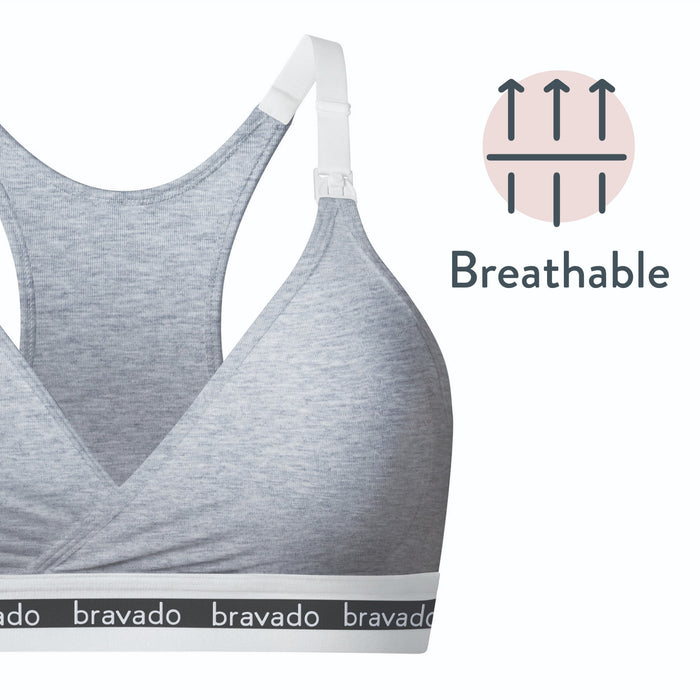 Bravado Designs Original Nursing Bra - Sustainable - Dove Heather S