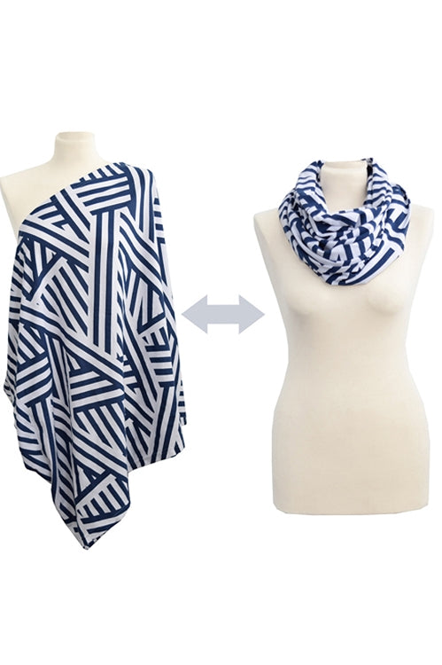 Breastfeeding Scarf - City Chevron