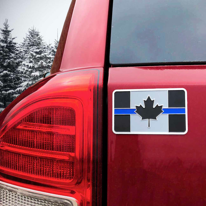 Canada Thin Blue Line Vehicle Emblem