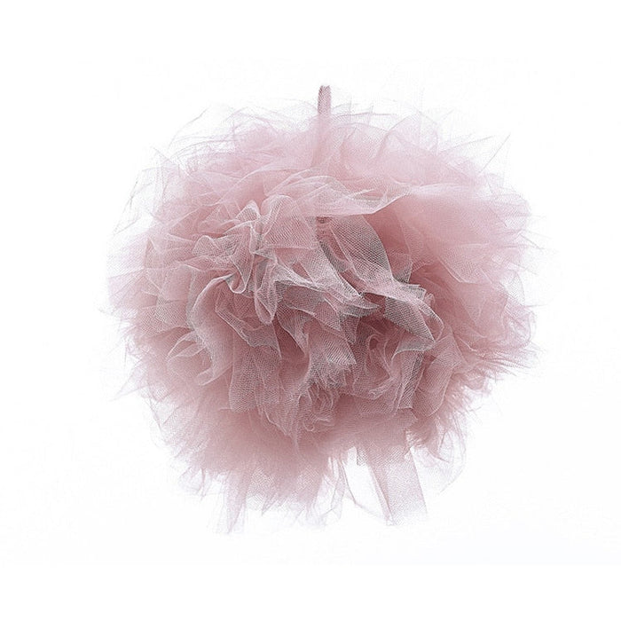 Chiffon Pompoms for Princess Bed Canopy - Cozy Nursery