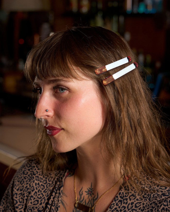 Cigarette Acetate Hair Clips
